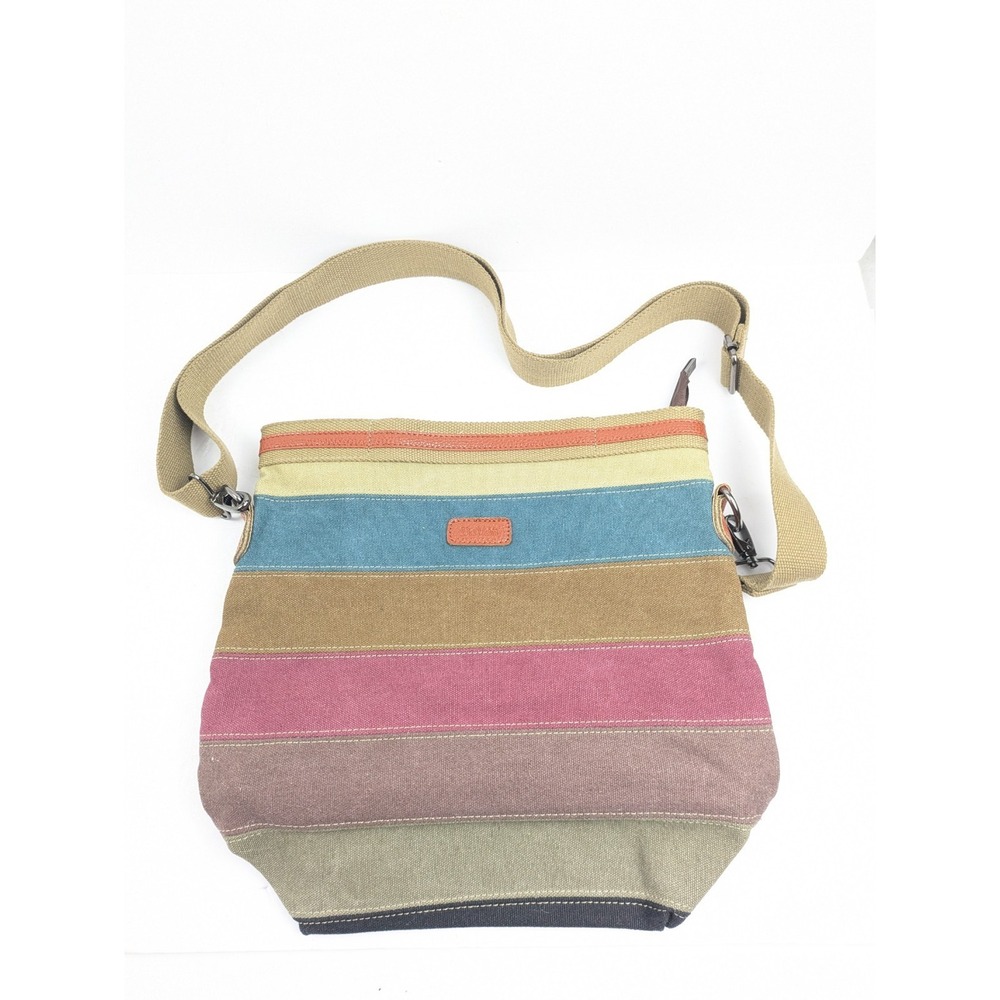 Da Van Canvas Crossbody Bag‎ ColorBlock